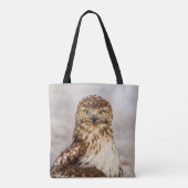 地上の未熟なアカオタカ トートバッグ (裏面)