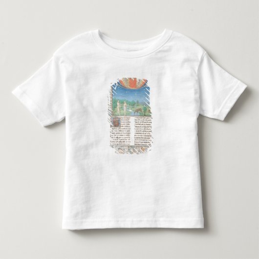 地上の楽園、世界の7つの年齢の本 トドラーTシャツ (正面)