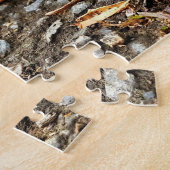 地上の赤いカタツムリ ジグソーパズル (側面)