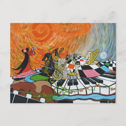 地上の音楽 ポストカード (正面)