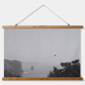 地上の3つの木製トップウォールタペストリーシェード 吊り下げ型タペストリー (正面3)