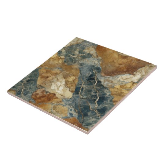 地上トーン大理石パターン タイル (側面)