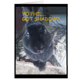 地上ブタ日かイースターカード