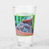 地上リスのガラス飲み物のタンブラー タンブラーグラス (裏面)