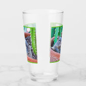 地上リスのガラス飲み物のタンブラー タンブラーグラス (左)