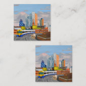 地上列車の名刺 スクエア名刺 (正面/裏面)