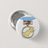 地上掃射のエースメダルボタン 缶バッジ (正面&裏面)