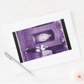 地上暴力ステッカー 長方形シール (封筒)