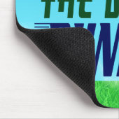 地上滑走に当って下さい! マウスパッド (コーナー)