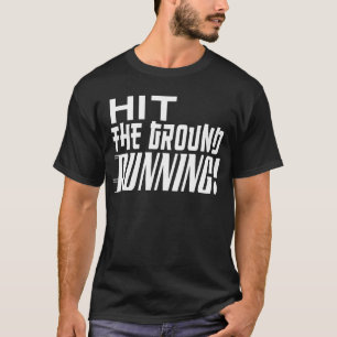地上滑走に当って下さい! Tシャツ