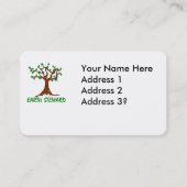 地上管理人 名刺 (正面)