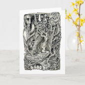 地下で カード (黄色い花)