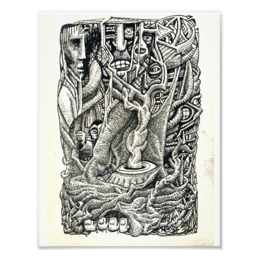 地下で フォトプリント            (正面)