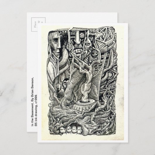 地下で ポストカード (正面/裏面)