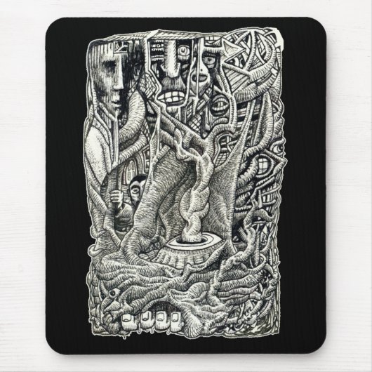 地下で マウスパッド (正面)