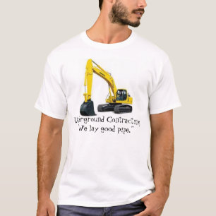 地下に引き締まること Tシャツ