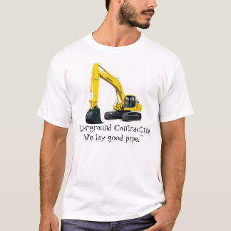 地下に引き締まること Tシャツ