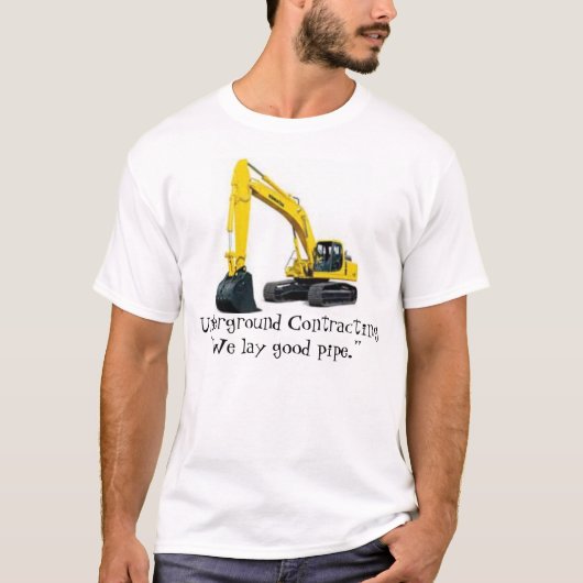 地下に引き締まること Tシャツ (正面)