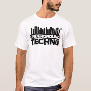 地下のテクノ-メンズワイシャツ Tシャツ