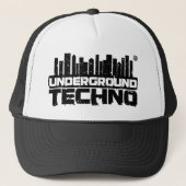 地下のテクノ-帽子 キャップ (正面)