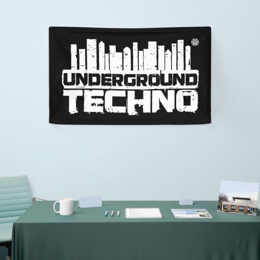 地下のテクノ-旗 横断幕 (トレードショー)