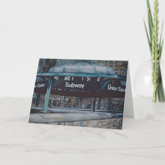 地下のブルースのグリーティングカード カード (正面)