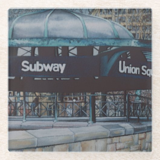 地下のブルース ガラスコースター (正面)