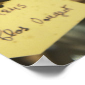 地下のワインセラーで:横たわるボトル ポスター (角)