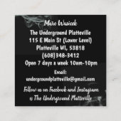 地下の名刺を吸い取る スクエア名刺 (裏面)