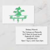 地下の名刺 名刺 (正面/裏面)