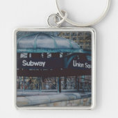 地下の青 キーホルダー (正面)