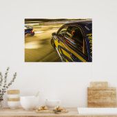 地下の駐車場でのスバルのレース ポスター (キッチン)