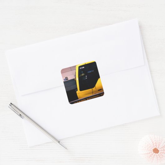 地下の スクエアシール (封筒)