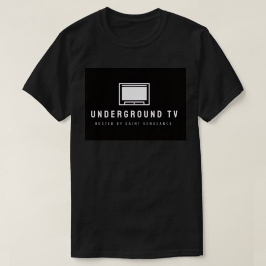 地下テレビ Tシャツ (デザイン正面)