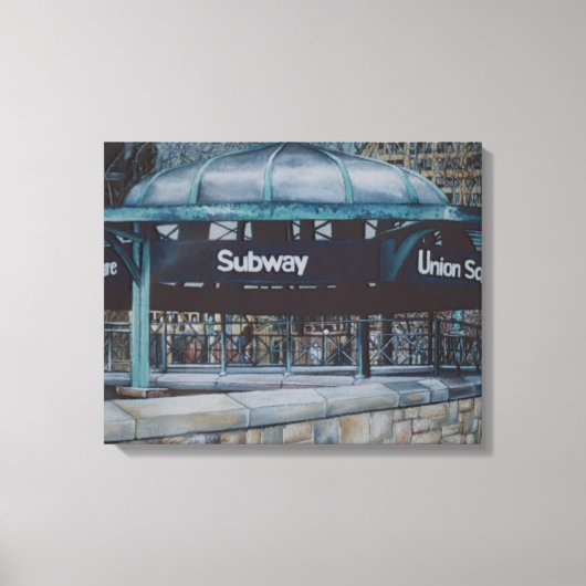 地下ブルース キャンバスプリント (正面)