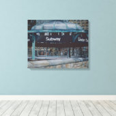 地下ブルース キャンバスプリント (インサイチュ (ウッドフロア))