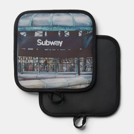 地下ブルース 鍋敷き (正面/裏面)