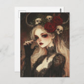 地下世界の女神ペルセフォネ ポストカード (正面/裏面)