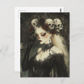 地下世界ゴシック様式のペルセフォン女王 ポストカード (正面/裏面)
