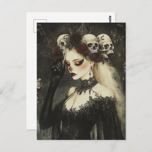 地下世界ゴシック様式のペルセフォン女王 ポストカード (正面/裏面)