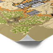 地下世界地図 ポスター (角)