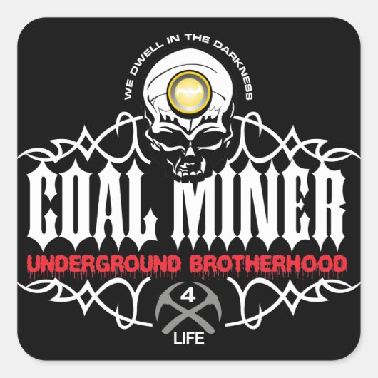 地下同胞体 スクエアシール (正面)