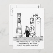 地下室ではなく浸水した地下室だ ポストカード (正面/裏面)