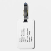 地下室の荷札に ラゲッジタグ (裏面縦)