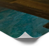 地下春プリント ポスター (角)