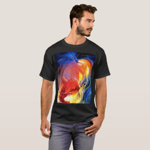地下牢のドラゴンの魔法使いの魔術師のドラゴンの火の魔法 Tシャツ