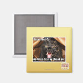 地下猫 マグネット (正面/裏面)