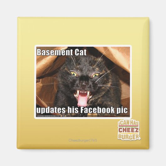 地下猫 マグネット (正面)