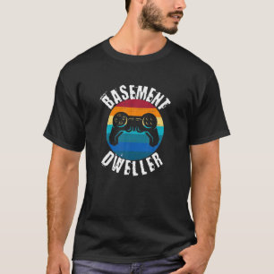 地下生活者 ゲーマーおもしろいギフト ゲーム Tシャツ