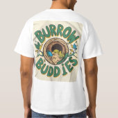 地下祝部のクルー「バロウ仲間」 Tシャツ (裏面)
